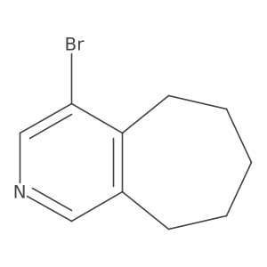 4-Bromo-6,7,8,9-tetrahydro-5H-cyclohepta[c]pyridine Structure