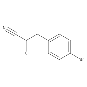 4-Bromo-I+/--chlorobenzenepropanenitrile Structure