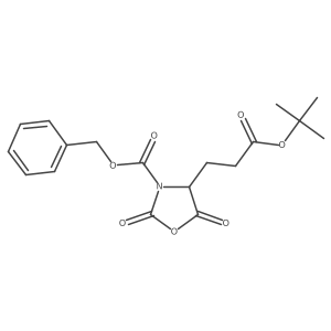 Benzyl 4-[3-[(2-methylpropan-2-yl)oxy]-3-oxopropyl]-2,5-dioxo-1,3-oxazolidine-3-carboxylate Structure