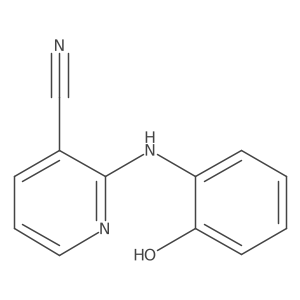 2-[(2-Hydroxyphenyl)amino]pyridine-3-carbonitrile Structure