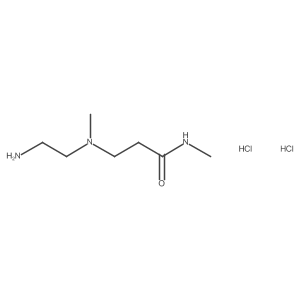 3-[(2-aminoethyl)(methyl)amino]-N-methylpropanamide dihydrochloride结构式