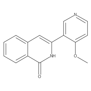 3-(4-Methoxypyridin-3-yl)-1,2-dihydroisoquinolin-1-one Structure