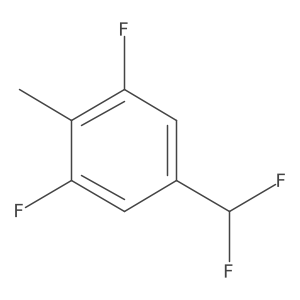 3,5-Difluoro-4-methylbenzodifluoride结构式
