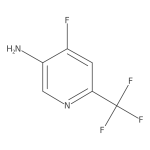 4-Fluoro-6-(trifluoromethyl)pyridin-3-amine Structure