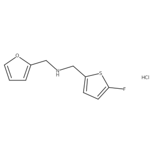1-(5-Fluoro-2-thienyl)-n-(2-furylmethyl)methanamine Structure