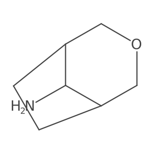 3-Oxabicyclo[3.2.1]octan-8-amine结构式