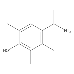 4-(1-Aminoethyl)-2,3,6-trimethylphenol Structure