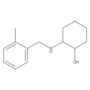 (1S,2S)-2-{[(2-methylphenyl)methyl]amino}cyclohexan-1-ol Structure