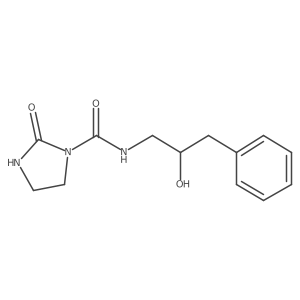 N-(2-hydroxy-3-phenylpropyl)-2-oxoimidazolidine-1-carboxamide Structure