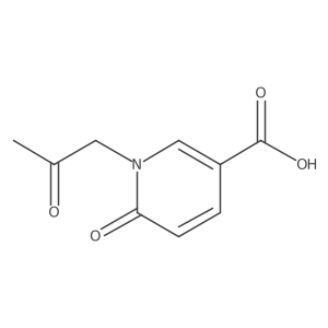 6-Oxo-1-(2-oxopropyl)-1,6-dihydropyridine-3-carboxylic acid Structure