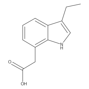 2-(3-ethyl-1H-indol-7-yl)acetic acid Structure