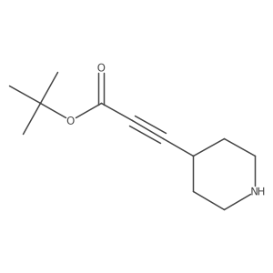 Tert-butyl 3-(piperidin-4-yl)prop-2-ynoate Structure