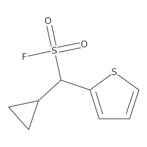 Cyclopropyl(thiophen-2-yl)methanesulfonyl fluoride Structure