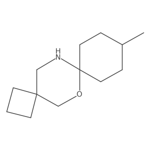 10-Methyl-6-oxa-13-azadispiro[3.2.5^{7}.2^{4}]tetradecane Structure