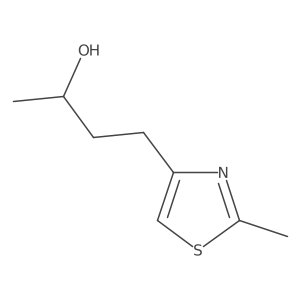 (2R)-4-(2-methyl-1,3-thiazol-4-yl)butan-2-ol Structure