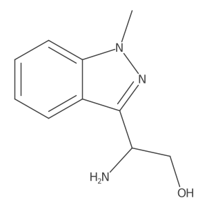 (2R)-2-amino-2-(1-methyl-1H-indazol-3-yl)ethan-1-ol Structure