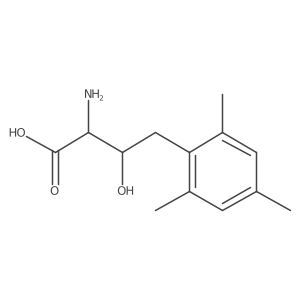 2-Amino-3-hydroxy-4-(2,4,6-trimethylphenyl)butanoic acid结构式