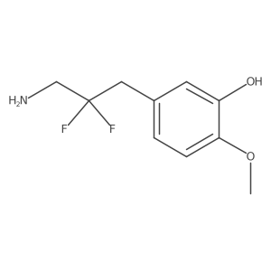 5-(3-Amino-2,2-difluoropropyl)-2-methoxyphenol Structure