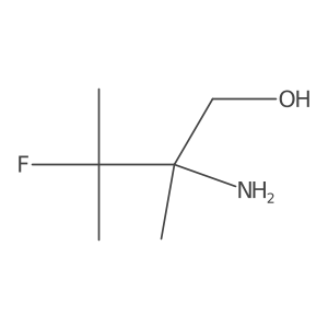 2-Amino-3-fluoro-2,3-dimethylbutan-1-ol Structure