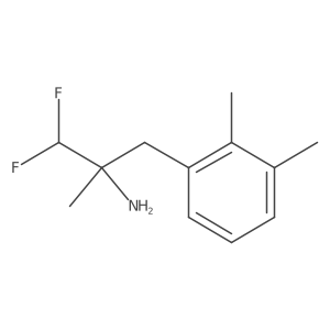 3-(2,3-Dimethylphenyl)-1,1-difluoro-2-methylpropan-2-amine结构式