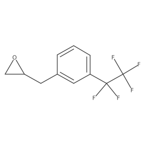 2-{[3-(Pentafluoroethyl)phenyl]methyl}oxirane Structure