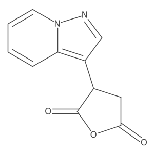 3-{Pyrazolo[1,5-a]pyridin-3-yl}oxolane-2,5-dione结构式