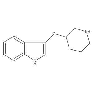 3-(piperidin-3-yloxy)-1H-indole Structure