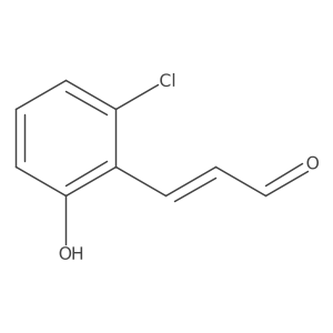 3-(2-Chloro-6-hydroxyphenyl)prop-2-enal结构式