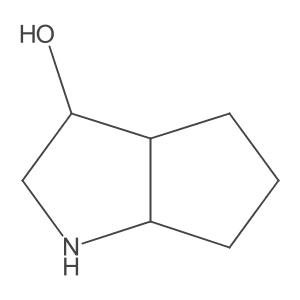 (3R,3aS,6aR)-1,2,3,3a,4,5,6,6a-octahydrocyclopenta[b]pyrrol-3-ol Structure