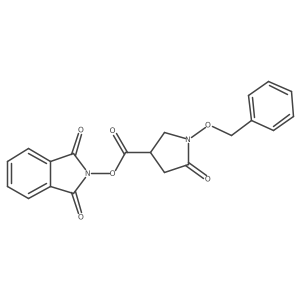 1,3-dioxo-2,3-dihydro-1H-isoindol-2-yl 1-(benzyloxy)-5-oxopyrrolidine-3-carboxylate Structure