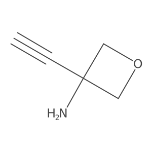 3-Ethynyloxetan-3-amine结构式