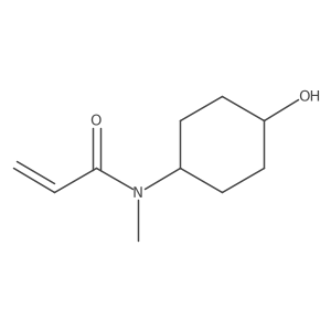 N-(4-Hydroxycyclohexyl)-N-methylprop-2-enamide结构式