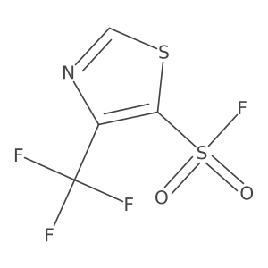 4-(Trifluoromethyl)-1,3-thiazole-5-sulfonyl fluoride结构式