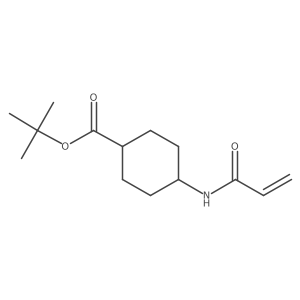 Tert-butyl (1s,4s)-4-(prop-2-enamido)cyclohexane-1-carboxylate Structure