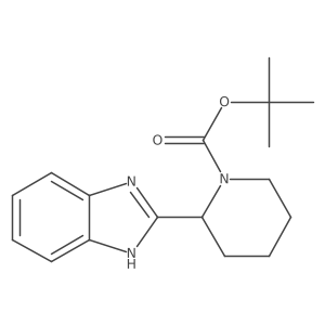 1-Boc-2-(1H-1,3-benzodiazol-2-yl)piperidine Structure