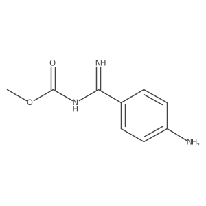 Carbamic acid, [(4-aminophenyl)iminomethyl]-, methyl ester结构式