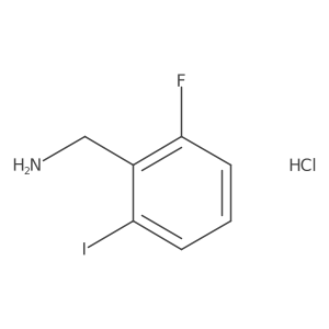 (2-Fluoro-6-iodophenyl)methanamine hydrochloride Structure