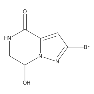 2-bromo-7-hydroxy-4H,5H,6H,7H-pyrazolo[1,5-a]pyrazin-4-one Structure