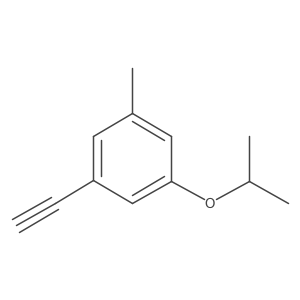 1-Ethynyl-3-isopropoxy-5-methylbenzene结构式