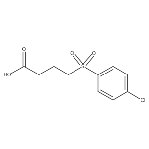 4-(4-Chlorobenzenesulfonyl)butanoic acid结构式