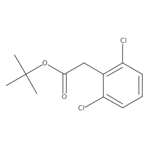 1,1-Dimethylethyl 2,6-dichlorobenzeneacetate结构式