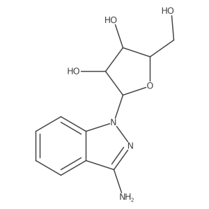 1-I(2)-D-Ribofuranosyl-1H-indazol-3-amine结构式