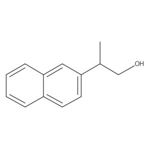 (2S)-2-(naphthalen-2-yl)propan-1-ol结构式
