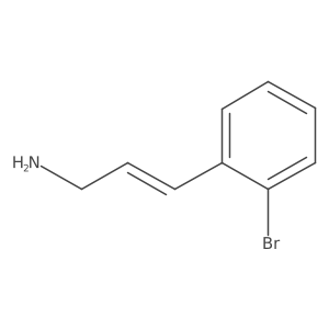 3-(2-Bromophenyl)prop-2-en-1-amine结构式