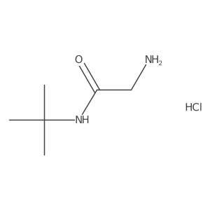 2-amino-N-(tert-butyl)acetamide hydrochloride Structure