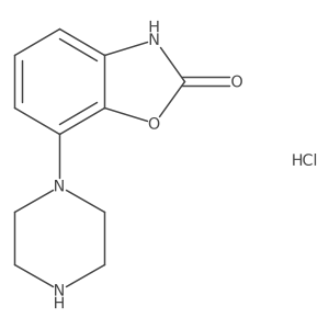 7-(Piperazin-1-yl)benzo[d]oxazol-2(3H)-one hydrochloride Structure