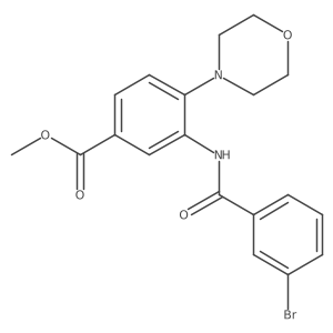 Methyl 3-[(3-bromobenzoyl)amino]-4-(4-morpholinyl)benzoate Structure