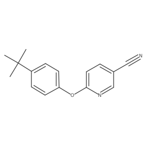 6-[4-(Tert-butyl)phenoxy]nicotinonitrile结构式