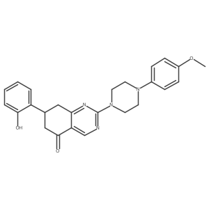 7-(2-hydroxyphenyl)-2-[4-(4-methoxyphenyl)piperazin-1-yl]-7,8-dihydroquinazolin-5(6H)-one Structure