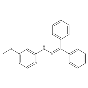 2-[2-(Diphenylmethylidene)hydrazino]-4-methoxypyridine Structure